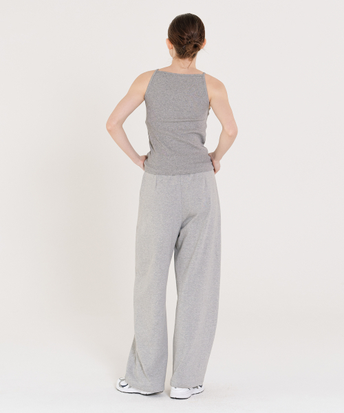 INJIACTIVE（インジアクティブ）の「セミワイドロゴスウェットパンツ グレー（スウェットパンツ・レディース・その他・ONE SIZE）」の4枚目の写真