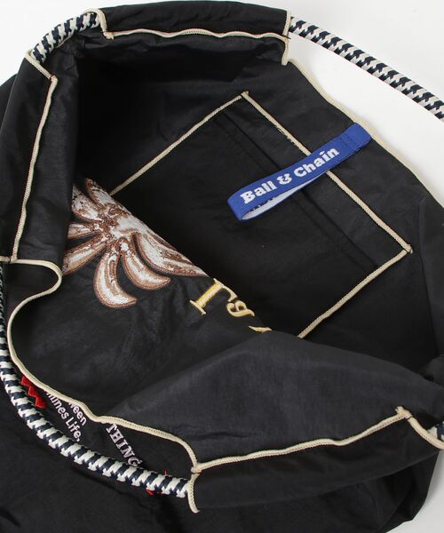 DOUBLE STANDARD CLOTHING（ダブルスタンダードクロージング）の「Ball＆Chain/ LA HAVANA ミニショッピングバッグ（ショルダーバッグ・レディース・ブラック/ブルー・FREE）」の5枚目の写真