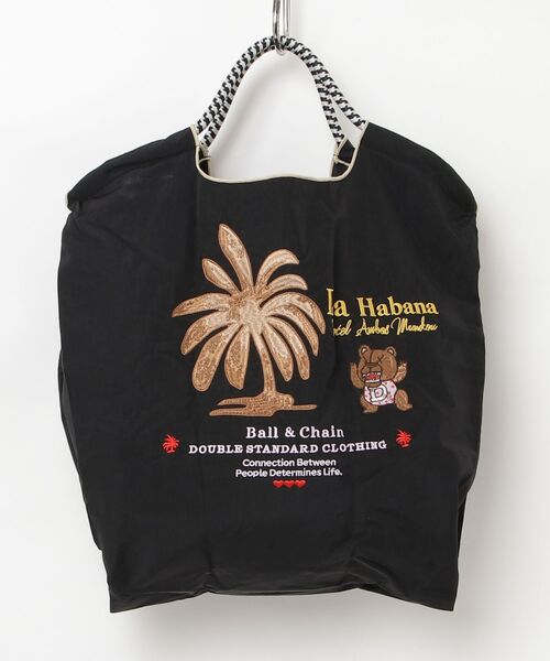 DOUBLE STANDARD CLOTHING（ダブルスタンダードクロージング）の「Ball＆Chain/ LA HAVANA ミニショッピングバッグ（ショルダーバッグ・レディース・ブラック/ブルー・FREE）」の16枚目の写真