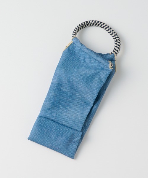 DOUBLE STANDARD CLOTHING（ダブルスタンダードクロージング）の「Ball＆Chain/ LA HAVANA ミニショッピングバッグ（ショルダーバッグ・レディース・ブラック/ブルー・FREE）」の10枚目の写真