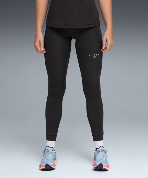 PUMA(プーマ)の「PUMA プーマ ウィメンズ トレーニング PUMA x HYROX ESS タイツ(レギンス/スパッツ・レディース・ブラック・LARGE/MEDIUM/SMALL/X-SMALL)」の1枚目の写真