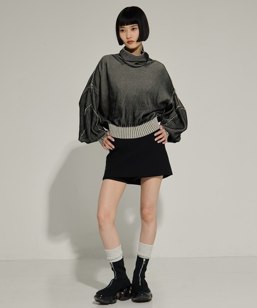 grounds（グラウンズ）の「【grounds/グラウンズ】《STUDIOUS別注》 ZIP MOOPIE BOOTS/ジップムーピーブーツ（ブーツ・レディース・ブラック/ブラック系その他・36/37/38/39）」の7枚目の写真