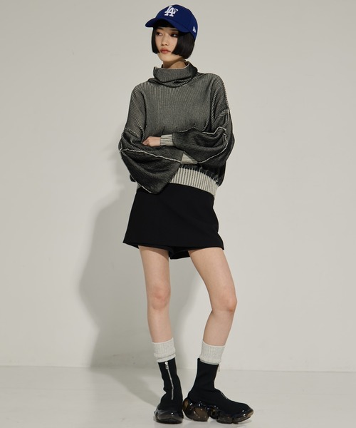 grounds（グラウンズ）の「【grounds/グラウンズ】《STUDIOUS別注》 ZIP MOOPIE BOOTS/ジップムーピーブーツ（ブーツ・レディース・ブラック/ブラック系その他・36/37/38/39）」の8枚目の写真