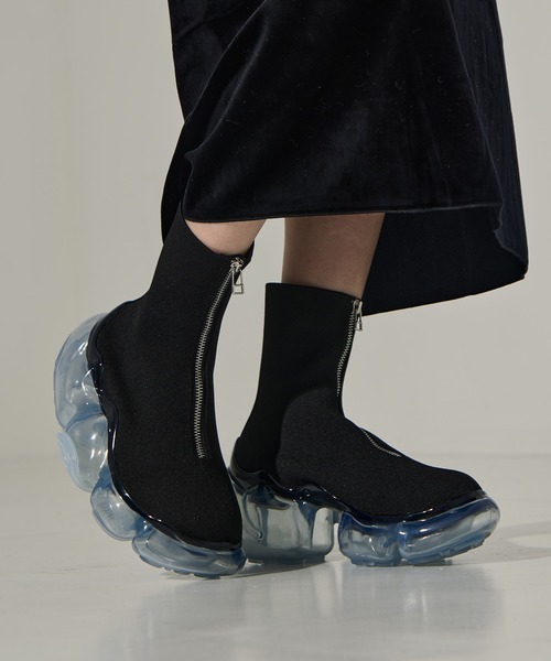 grounds（グラウンズ）の「【grounds/グラウンズ】《STUDIOUS別注》 ZIP MOOPIE BOOTS/ジップムーピーブーツ（ブーツ・レディース・ブラック/ブラック系その他・36/37/38/39）」の20枚目の写真