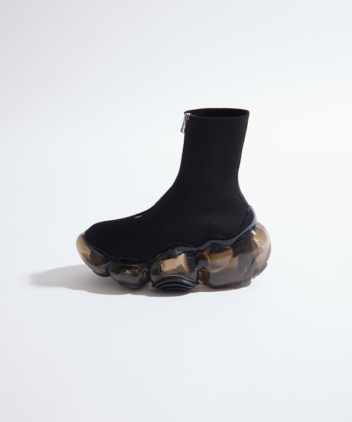 grounds(グラウンズ)の「【grounds/グラウンズ】《STUDIOUS別注》 ZIP MOOPIE BOOTS/ジップムーピーブーツ(ブーツ・レディース・ブラック/ブラック系その他・36/37/38/39)」の19枚目の写真