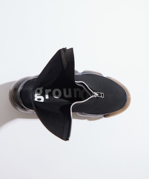 grounds/グラウンズ】《STUDIOUS別注》 ZIP MOOPIE BOOTS/ジップ