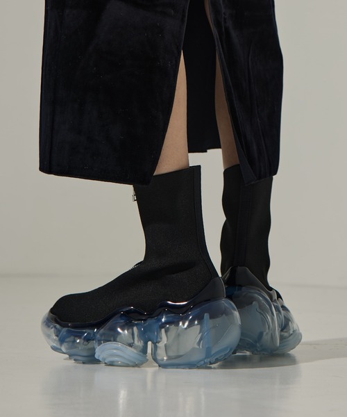 grounds（グラウンズ）の「【grounds/グラウンズ】《STUDIOUS別注》 ZIP MOOPIE BOOTS/ジップムーピーブーツ（ブーツ・レディース・ブラック/ブラック系その他・36/37/38/39）」の18枚目の写真