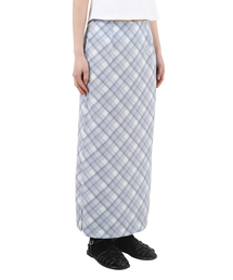 KATHARSIS（カタルシス）の「チェックパターンロングスカートブルー ONE SIZE（スカート）」