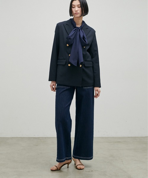 LARUTA（ラルータ）の「【LARUTA】UVカットベイカーデニム（デニムパンツ・レディース・ネイビー/ブルー・FREE）」の20枚目の写真