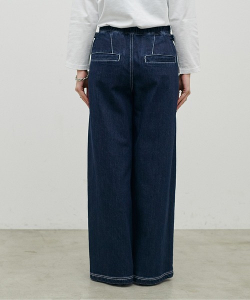 LARUTA（ラルータ）の「【LARUTA】UVカットベイカーデニム（デニムパンツ・レディース・ネイビー/ブルー・FREE）」の7枚目の写真