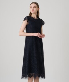 セール】フラッグヤーンツイードニットワンピース（ワンピース