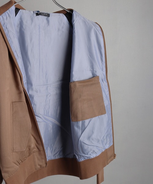 WESTSEA（ウエストシー）の「ショート丈 スウィングトップジャケット 撥水加工（ブルゾン・メンズ・ネイビー/ベージュ/ブラック・L/M）」の20枚目の写真