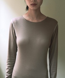 【kiehtova】CONTRAST STITCH BODY SUIT/コントラストステッチボディスーツ KTWR57