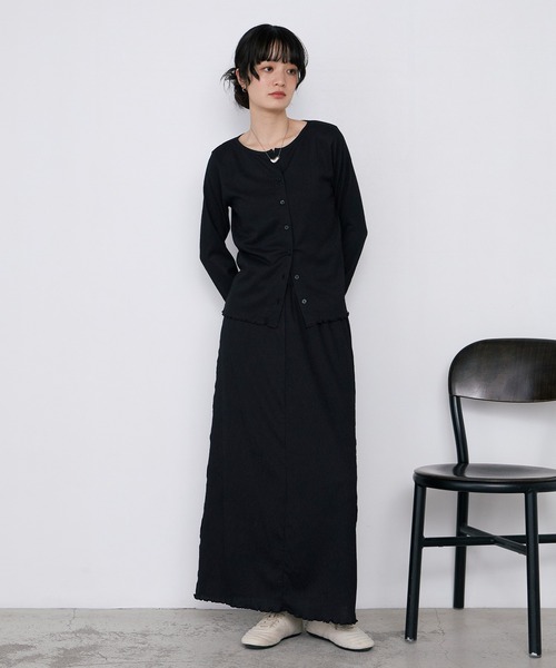 forksy.(フォルクシー)の「【forksy.】<エブリデイシリーズ> 楊柳 メロー ギャザー フレアスカート / UVカット <セットアップ対応>(スカート・レディース・アイボリー/ブラック/ブラウン/ダークグレー・L/M)」の20枚目の写真