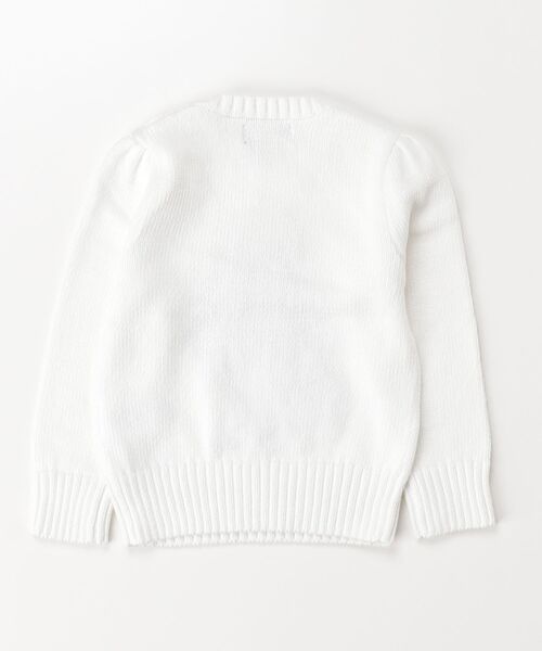 POLO RALPH LAUREN CHILDRENSWEAR（ポロ ラルフ ローレン チルドレンズウェア）の「Polo ベア コットン セーター（ニット/セーター・キッズ・ホワイト・3/4/6）」の2枚目の写真
