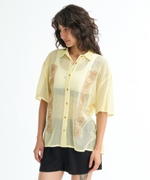 RVCA ウィメンズ SABRA BUTTON UP 半袖シャツ 【2026年春夏モデル】