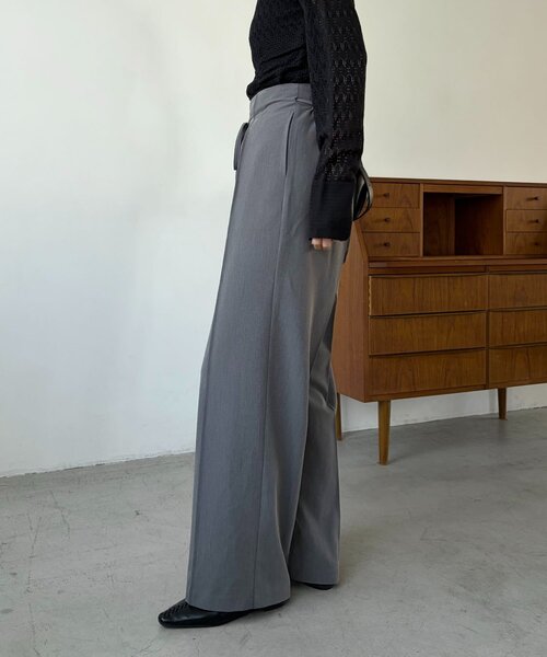 CAPRICIEUX LE'MAGE（カプリシューレマージュ）の「【低身長サイズあり】ピンタックリボンパンツ（その他パンツ・レディース・ブラック/グレー/ホワイト系その他/ベージュ・36/38/PS）」の18枚目の写真