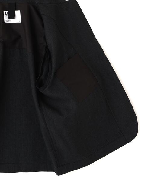 MHL.(エムエイチエル)の「FADED WOOL LINEN TWILL(テーラードジャケット・レディース・ブラック・2/1)」の12枚目の写真