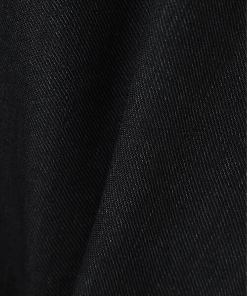 MHL.(エムエイチエル)の「FADED WOOL LINEN TWILL(テーラードジャケット・レディース・ブラック・2/1)」の2枚目の写真