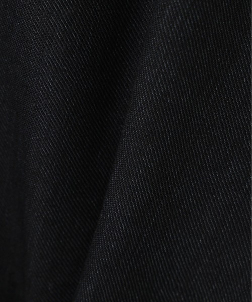 MHL.(エムエイチエル)の「FADED WOOL LINEN TWILL(テーラードジャケット・レディース・ブラック・2/1)」の4枚目の写真