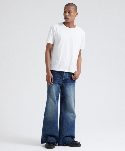Parts Lab.（パーツラボ）の「【Parts Lab.】Vintage Washed Flare Denim Pants / ヴィンテージウォッシュフレアデニムパンツ（デニムパンツ・メンズ・ライトブルー/ブルー・L/M/S）」の4枚目の写真