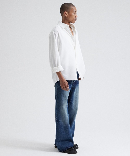 Parts Lab.（パーツラボ）の「【Parts Lab.】Vintage Washed Flare Denim Pants / ヴィンテージウォッシュフレアデニムパンツ（デニムパンツ・メンズ・ライトブルー/ブルー・L/M/S）」の13枚目の写真