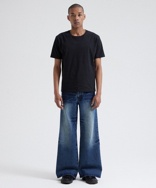 Parts Lab.（パーツラボ）の「【Parts Lab.】Vintage Washed Flare Denim Pants / ヴィンテージウォッシュフレアデニムパンツ（デニムパンツ・メンズ・ライトブルー/ブルー・L/M/S）」の17枚目の写真