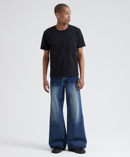 Parts Lab.（パーツラボ）の「【Parts Lab.】Vintage Washed Flare Denim Pants / ヴィンテージウォッシュフレアデニムパンツ（デニムパンツ・メンズ・ライトブルー/ブルー・L/M/S）」の18枚目の写真