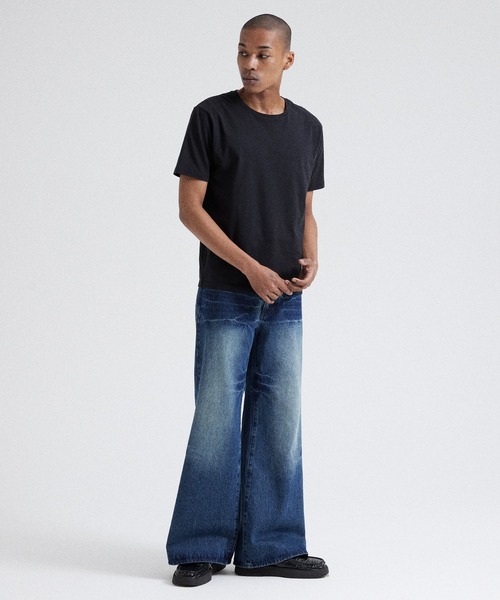 Parts Lab.（パーツラボ）の「【Parts Lab.】Vintage Washed Flare Denim Pants / ヴィンテージウォッシュフレアデニムパンツ（デニムパンツ・メンズ・ライトブルー/ブルー・L/M/S）」の19枚目の写真