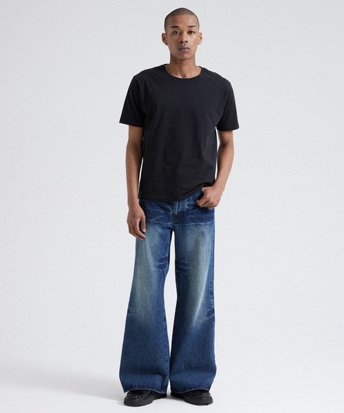Parts Lab.（パーツラボ）の「【Parts Lab.】Vintage Washed Flare Denim Pants / ヴィンテージウォッシュフレアデニムパンツ（デニムパンツ・メンズ・ライトブルー/ブルー・L/M/S）」の22枚目の写真