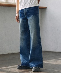 Parts Lab.（パーツラボ）の「【Parts Lab.】Vintage Washed Flare Denim Pants   ヴィンテージウォッシュフレアデニムパンツ（デニムパンツ）」