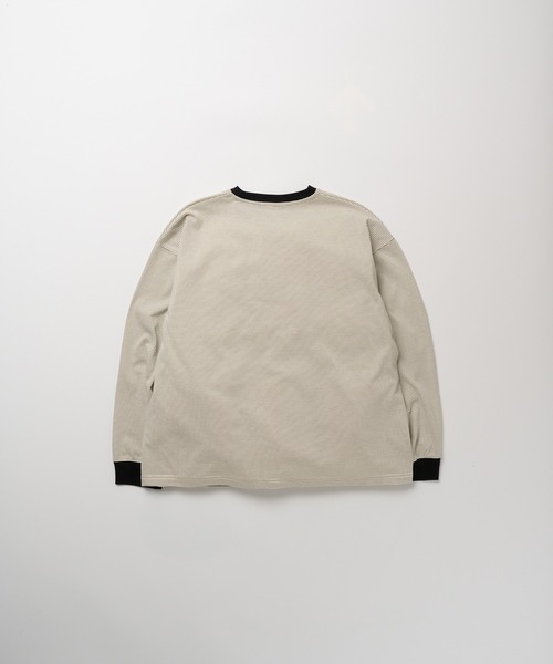 Eddie Bauer（エディーバウアー）の「アソート ボーダー＆プレーン 長袖Tシャツ（Tシャツ/カットソー・レディース・アイボリー/ライトブルー/グレー・M/S/L/XL）」の17枚目の写真