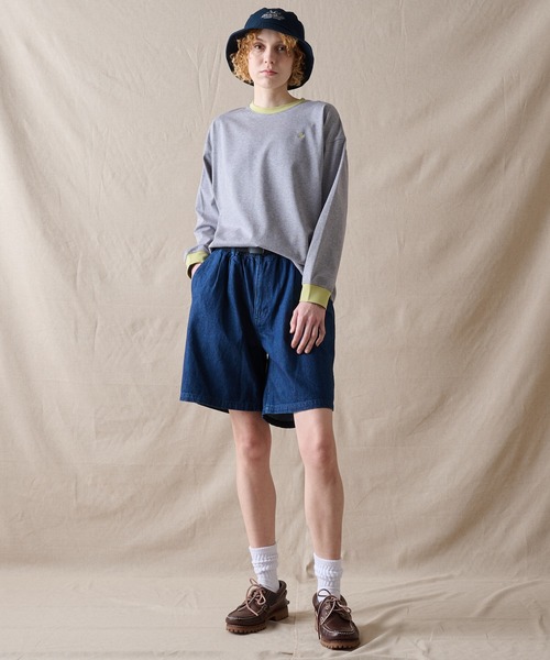 Eddie Bauer（エディーバウアー）の「アソート ボーダー＆プレーン 長袖Tシャツ（Tシャツ/カットソー・レディース・アイボリー/ライトブルー/グレー・M/S/L/XL）」の8枚目の写真