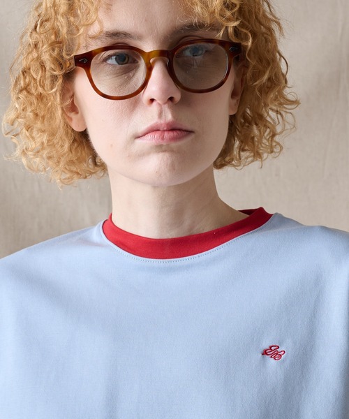 Eddie Bauer（エディーバウアー）の「アソート ボーダー＆プレーン 長袖Tシャツ（Tシャツ/カットソー・レディース・アイボリー/ライトブルー/グレー・M/S/L/XL）」の9枚目の写真
