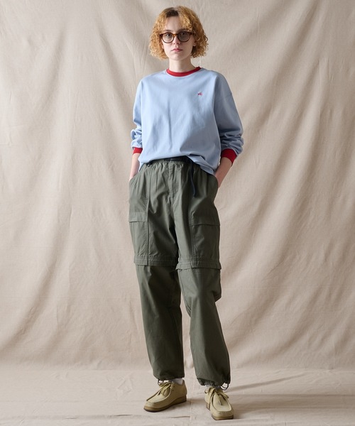 Eddie Bauer（エディーバウアー）の「アソート ボーダー＆プレーン 長袖Tシャツ（Tシャツ/カットソー・レディース・アイボリー/ライトブルー/グレー・M/S/L/XL）」の10枚目の写真