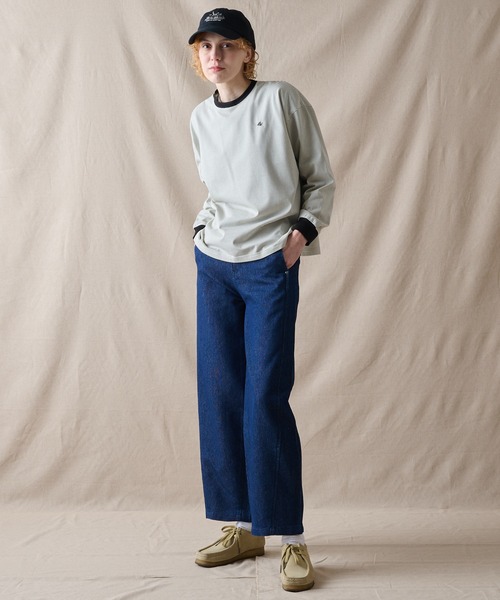 Eddie Bauer（エディーバウアー）の「アソート ボーダー＆プレーン 長袖Tシャツ（Tシャツ/カットソー・レディース・アイボリー/ライトブルー/グレー・M/S/L/XL）」の5枚目の写真