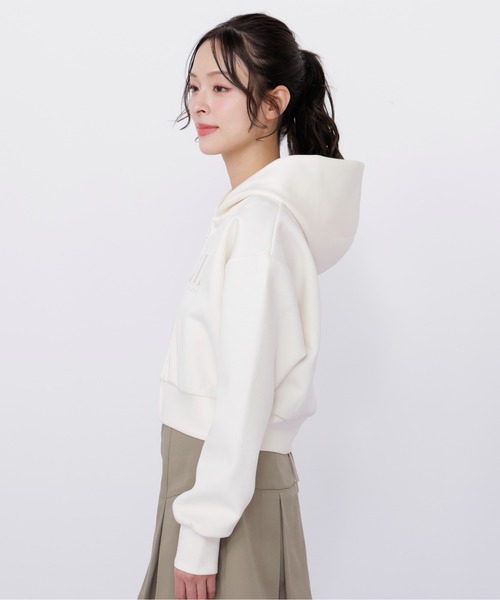 JILL by JILL STUART(ジルバイジルスチュアート)の「ビッグロゴパーカー(パーカー・レディース・ピンク/ホワイト/チャコールグレー/グレー・FREE)」の12枚目の写真