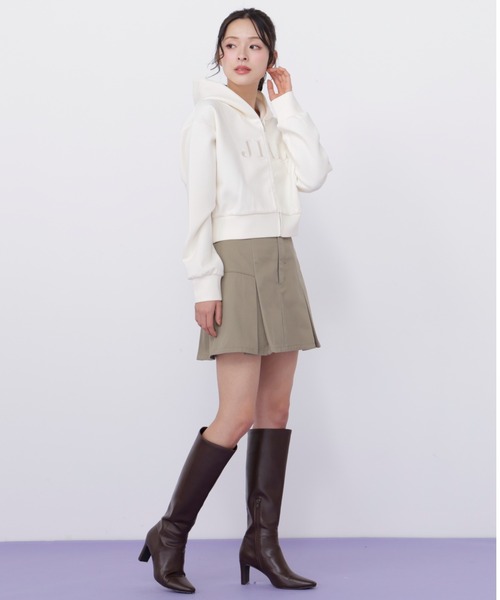 JILL by JILL STUART(ジルバイジルスチュアート)の「ビッグロゴパーカー(パーカー・レディース・ピンク/ホワイト/チャコールグレー/グレー・FREE)」の11枚目の写真