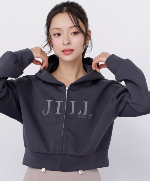 JILL by JILL STUART(ジルバイジルスチュアート)の「ビッグロゴパーカー(パーカー・レディース・ピンク/ホワイト/チャコールグレー/グレー・FREE)」の17枚目の写真