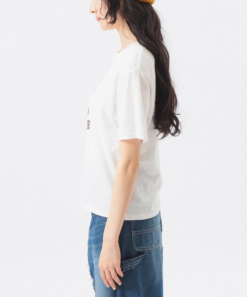 BEAMS BOY（ビームスボーイ）の「ボーイ ドッグ Tシャツ（Tシャツ/カットソー・レディース・オレンジ/オフホワイト・1/0/2）」の15枚目の写真