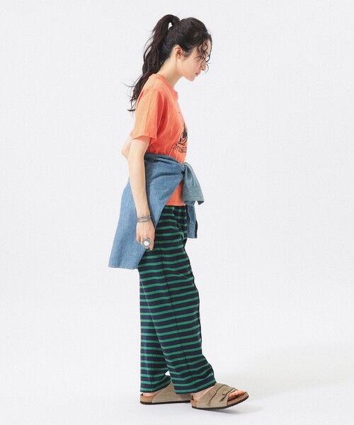 BEAMS BOY（ビームスボーイ）の「ボーイ ドッグ Tシャツ（Tシャツ/カットソー・レディース・オレンジ/オフホワイト・1/0/2）」の19枚目の写真