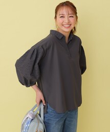 パフスリーブ」に該当するシャツ/ブラウス（レース）ファッション通販