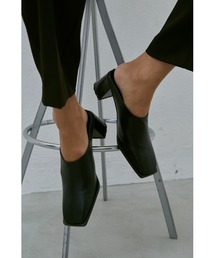 un/neu | スクエアトゥ モードミュール(パンプス)