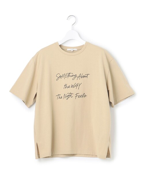 23区 L(ニジュウサンクオオキイサイズ)の「ヴィンテージライク ロゴ Tシャツ(Tシャツ/カットソー・レディース・ホワイト系/グレー系/ベージュ系/サックスブルー系・46/44)」の15枚目の写真
