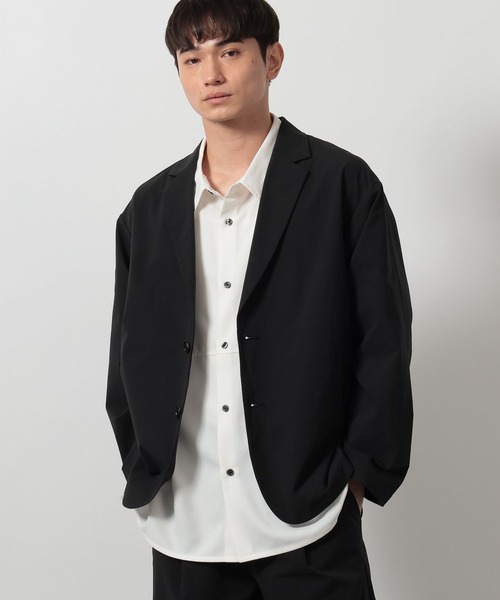 LAKOLE（ラコレ）の「＜セットアップ可＞メッシュビンテージジャケット / 643801（テーラードジャケット・メンズ・ブラック/ネイビー/ベージュ・LARGE/MEDIUM/SMALL）」の2枚目の写真