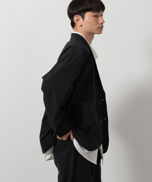 LAKOLE（ラコレ）の「＜セットアップ可＞メッシュビンテージジャケット / 643801（テーラードジャケット・メンズ・ブラック/ネイビー/ベージュ・LARGE/MEDIUM/SMALL）」の5枚目の写真