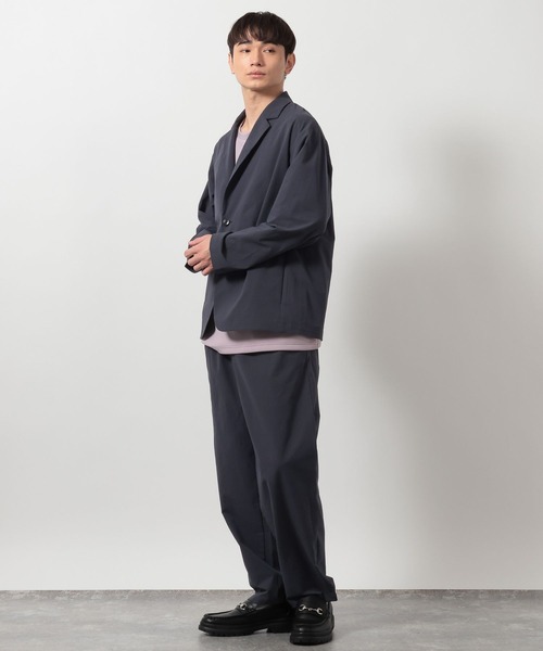 LAKOLE（ラコレ）の「＜セットアップ可＞メッシュビンテージジャケット / 643801（テーラードジャケット・メンズ・ブラック/ネイビー/ベージュ・LARGE/MEDIUM/SMALL）」の8枚目の写真