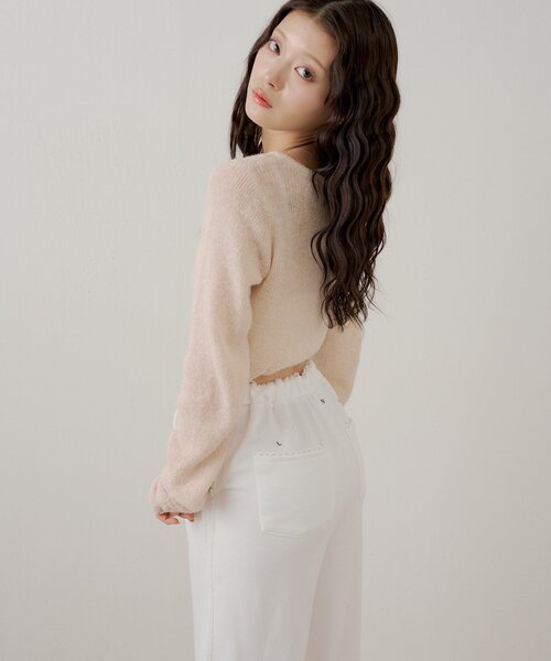 Chico（チコ）の「サイドレーススウェットパンツ（その他パンツ・レディース・アイボリー/ピンク/グレー/オートミール・FREE）」の7枚目の写真