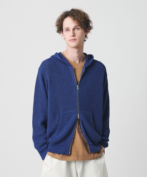 California General Store(California General Store)の「<CGS.>ペーパー コットン ジップ パーカー(パーカー・メンズ・ベージュ/ロイヤルブルー・L/S/M)」の5枚目の写真