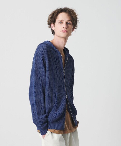 California General Store(California General Store)の「<CGS.>ペーパー コットン ジップ パーカー(パーカー・メンズ・ベージュ/ロイヤルブルー・L/S/M)」の6枚目の写真